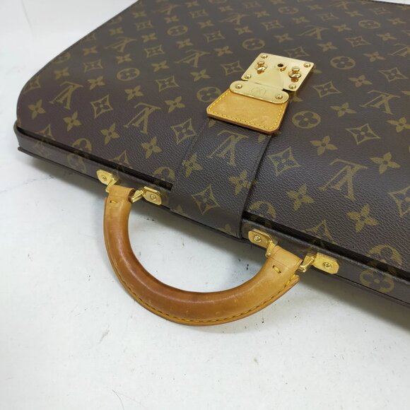 Authentic Louis Vuitton Brief Case Brown Monogram mn1129-111825 - Picture 6 of 16